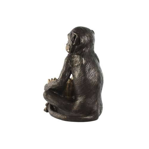 Ukrasna figura Home ESPRIT zlatan Tamno smeđi Majmun 40 x 37 x 50 cm Cijena