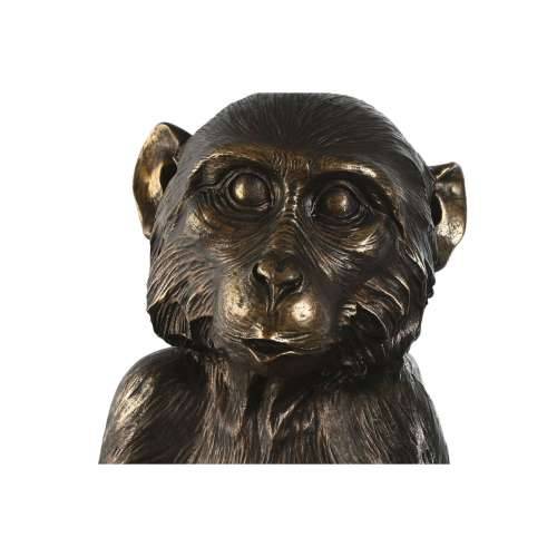 Ukrasna figura Home ESPRIT zlatan Tamno smeđi Majmun 40 x 37 x 50 cm Cijena