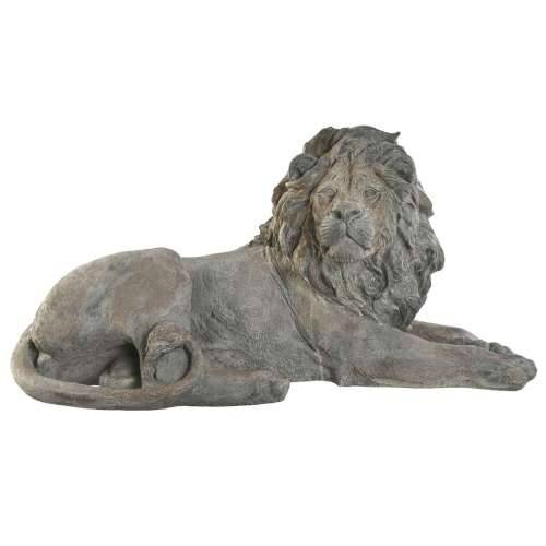 Ukrasna figura Home ESPRIT Siva Lav 80 x 36 x 39 cm Cijena