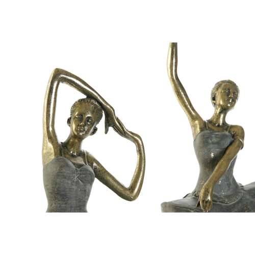 Ukrasna figura Home ESPRIT Siva zlatan Plesačica Klasičnog Plesa 15 x 10 x 43 cm (3 kom.) Cijena