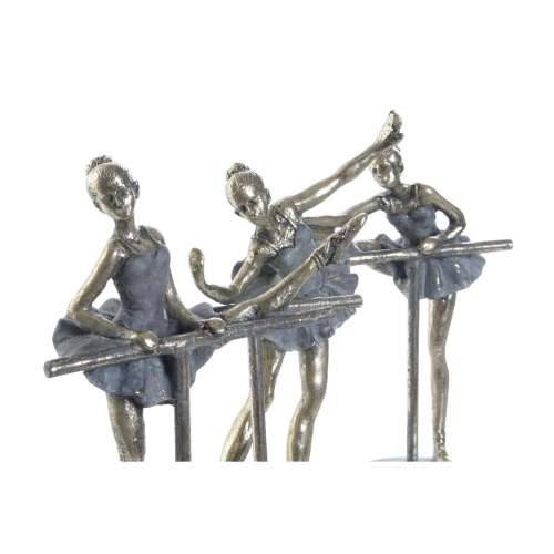 Ukrasna figura Home ESPRIT Siva zlatan Plesačica Klasičnog Plesa 14 x 8 x 20 cm (3 kom.) Cijena