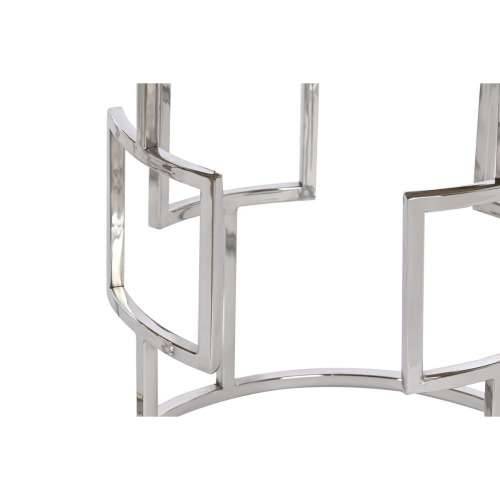 Set od tri stolice Home ESPRIT Smeđa Srebrna Prirodno Čelik Drvo Manga 49,5 x 49,5 x 62 cm Cijena