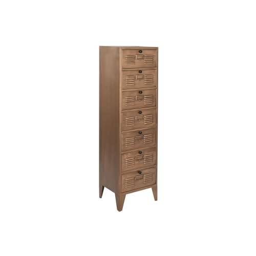 Ormarić s ladicama Home ESPRIT zlatan Metal Loft 40 x 34 x 139 cm Cijena