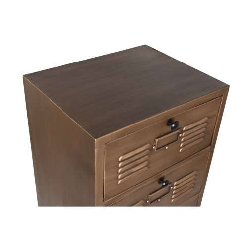Ormarić s ladicama Home ESPRIT zlatan Metal Loft 40 x 34 x 139 cm Cijena