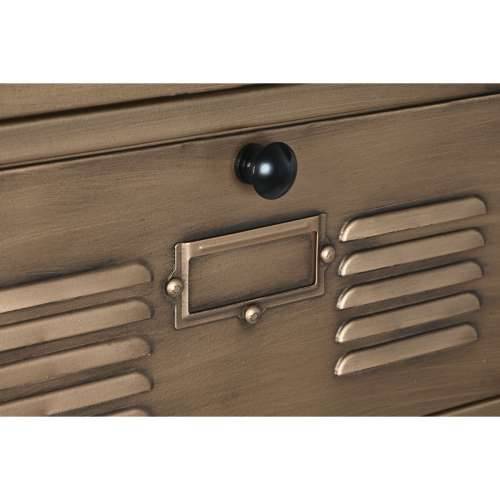 Ormarić s ladicama Home ESPRIT zlatan Metal Loft 40 x 34 x 139 cm Cijena