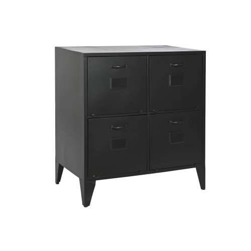 Ormarić s ladicama Home ESPRIT Crna Metal Loft 75 x 45 x 80 cm Cijena