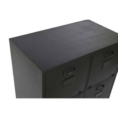Ormarić s ladicama Home ESPRIT Crna Metal Loft 75 x 45 x 80 cm Cijena