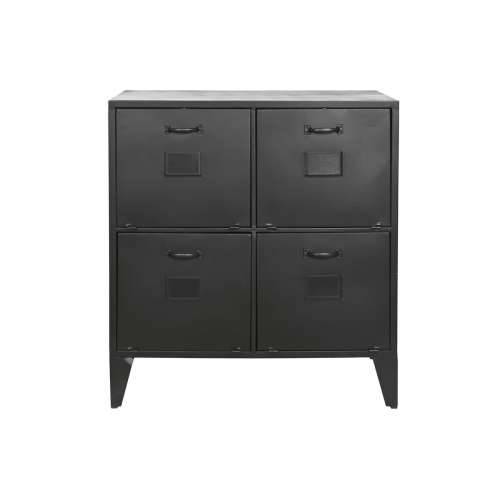 Ormarić s ladicama Home ESPRIT Crna Metal Loft 75 x 45 x 80 cm Cijena