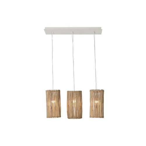 Stropna svjetiljka Home ESPRIT Bijela Prirodno Drvo eukaliptusa 50 W 20 x 20 x 40 cm Cijena