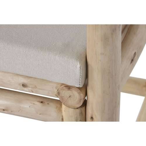 Sjedalo Home ESPRIT Bijela Bež Prirodno Pamuk 61 x 50 x 90 cm Cijena