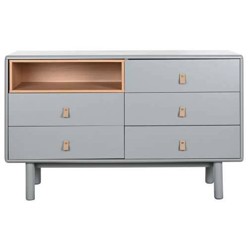 Komoda Home ESPRIT Plava Siva Prirodno polipropilen Drvo MDF 120 x 40 x 75 cm Cijena