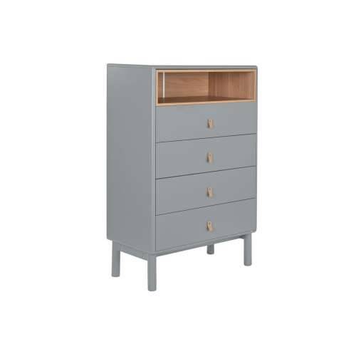 Ormarić s ladicama Home ESPRIT Plava Siva polipropilen Drvo MDF 80 x 40 x 117 cm Cijena