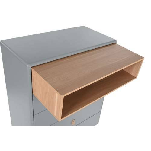 Ormarić s ladicama Home ESPRIT Plava Siva polipropilen Drvo MDF 80 x 40 x 117 cm Cijena