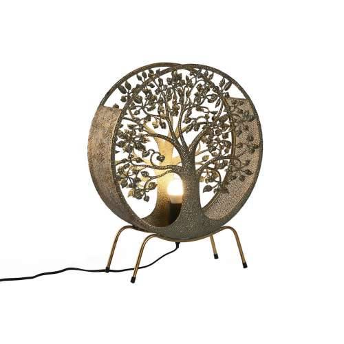Stolna svjetiljka Home ESPRIT zlatan Metal 50 W 220 V 40 x 13 x 49 cm Cijena