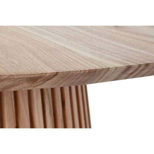 Blagavaonski stol Home ESPRIT Prirodno drvo mindi 150 x 150 x 75 cm Cijena