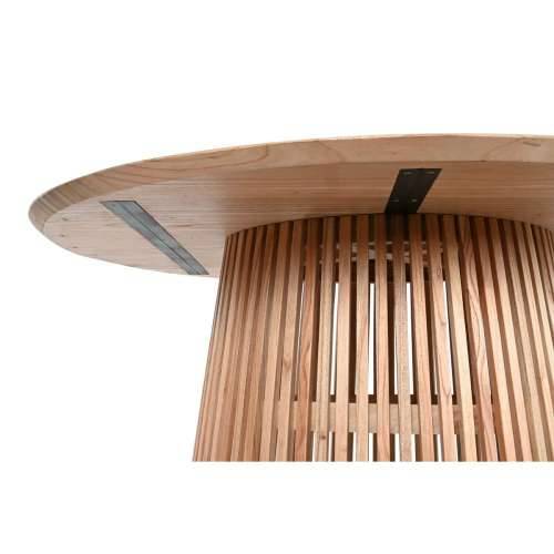 Blagavaonski stol Home ESPRIT Prirodno drvo mindi 150 x 150 x 75 cm Cijena
