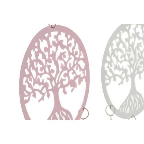 Decorațiune Suspendată DKD Home Decor drvo Bijela Bež Siva Roza 15 x 3 x 44 cm (4 kom.) Cijena