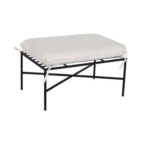 Naslonjač za Noge Home ESPRIT Bijela Crna Metal gradski 75 x 50 x 45 cm Cijena