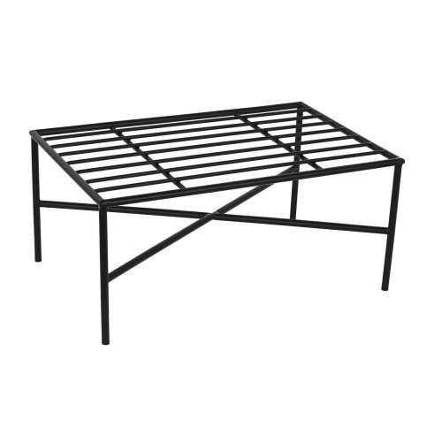 Naslonjač za Noge Home ESPRIT Bijela Crna Metal gradski 75 x 50 x 45 cm Cijena