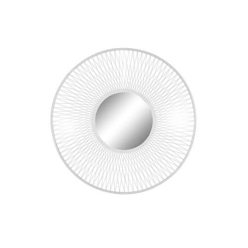 Zidno ogledalo Home ESPRIT Bijela gradski 90 x 2 x 90 cm Cijena