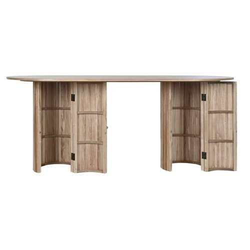 Blagavaonski stol Home ESPRIT Prirodno Paulovnija Drvo MDF 180 x 90 x 75 cm Cijena