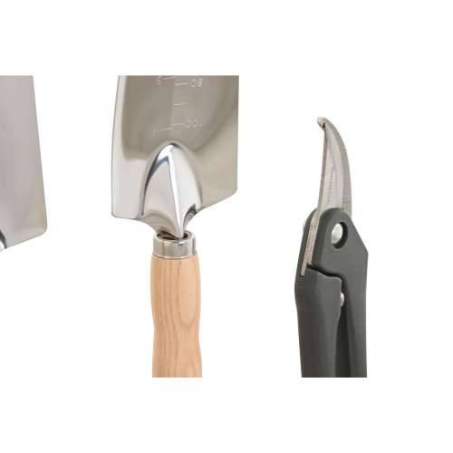 Komplet alata za vrtlarstvo Home ESPRIT Crna Zelena Srebrna Prirodno Poliester Aluminij 7 Dijelovi Cijena