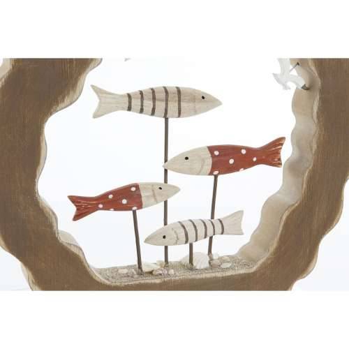 Ukrasna figura Home ESPRIT Plava Bijela Crvena Prirodno 20 x 2,5 x 20 cm (2 kom.) Cijena