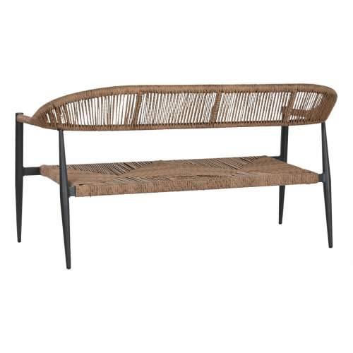 Canapea de Grădină Home ESPRIT Aluminij 131 x 55 x 76 cm Cijena