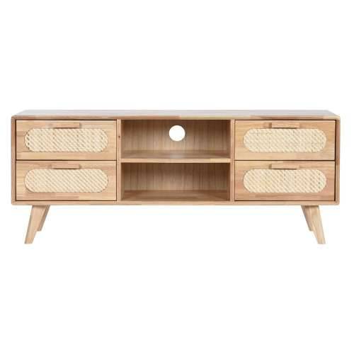 Namještaj za TV kabinet Home ESPRIT Prirodno Metal Kaučukovac 120 x 30 x 48 cm Cijena