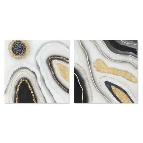 Slika Home ESPRIT Apstraktno 80 x 3 x 80 cm (2 kom.) Cijena