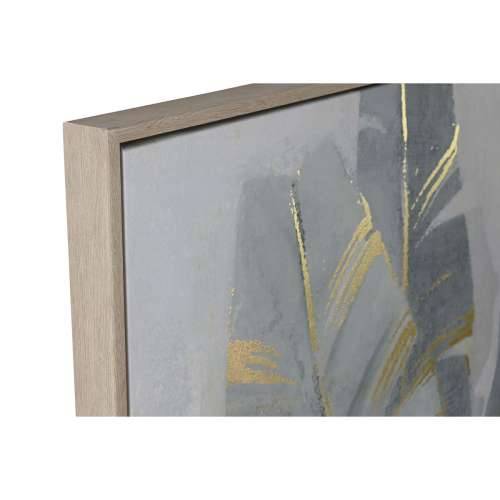 Slika Home ESPRIT Dlanovi zlatan Tropsko 90 x 4 x 120 cm (2 kom.) Cijena