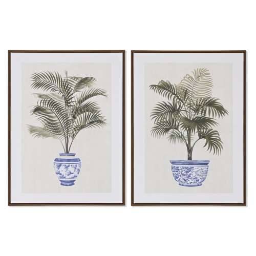 Slika Home ESPRIT Dlanovi Kolonijalni 60 x 4 x 80 cm (2 kom.) Cijena