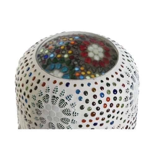 Stolna svjetiljka DKD Home Decor Bijela Pisana Aluminij Kristal 40 W 220 V 15 x 15 x 18 cm Cijena