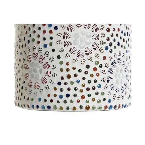 Stolna svjetiljka DKD Home Decor Bijela Pisana Aluminij Kristal 40 W 220 V 15 x 15 x 18 cm Cijena