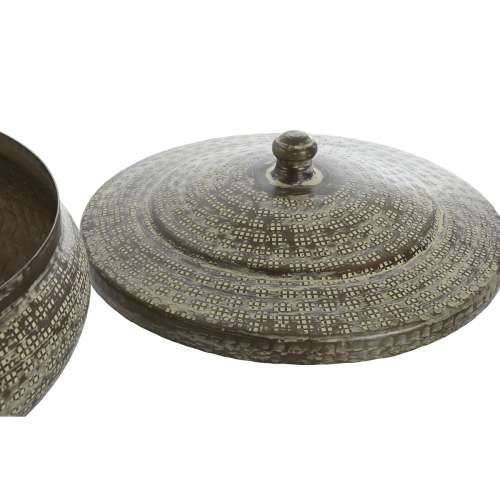 Cutie Decorativă Home ESPRIT Zelena Aluminij 42 x 42 x 23 cm Cijena