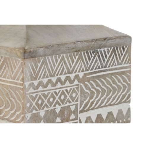 Vrč Home ESPRIT Bijela Prirodno Drvo Manga Kolonijalni 18 x 18 x 30,5 cm Cijena