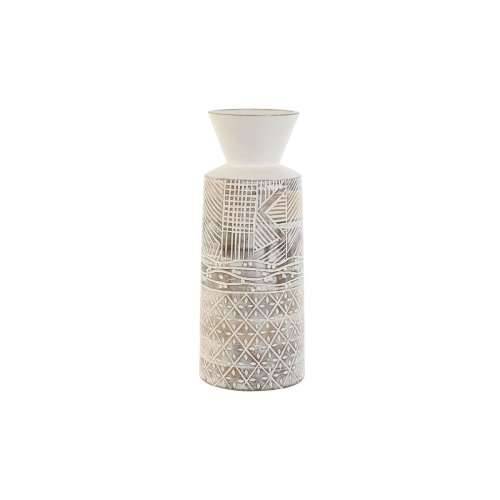 Vrč Home ESPRIT Bijela Prirodno Drvo Manga Kolonijalni 15 x 15 x 22,5 cm Cijena