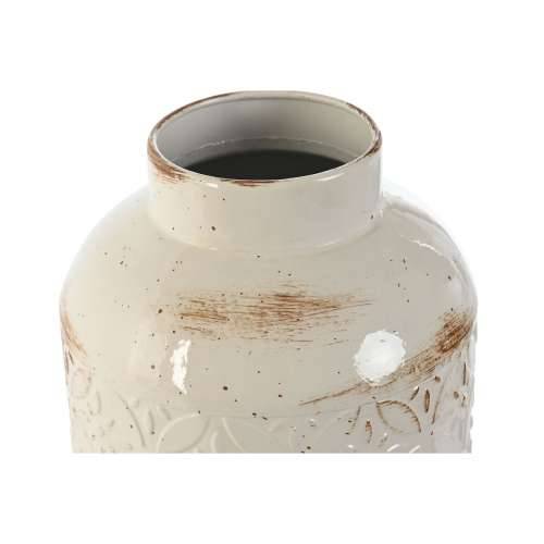 Vrč Home ESPRIT Bijela Metal 15 x 15 x 28 cm Cijena