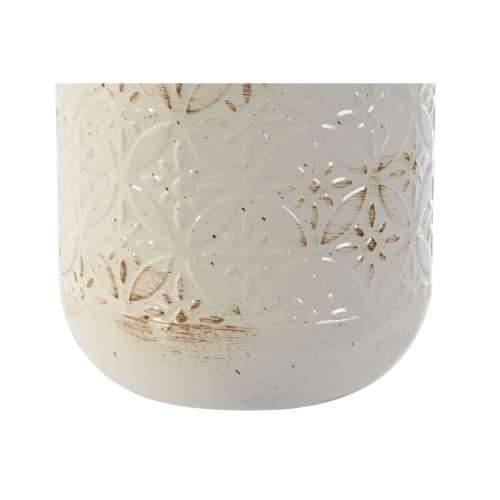 Vrč Home ESPRIT Bijela Metal 15 x 15 x 28 cm Cijena