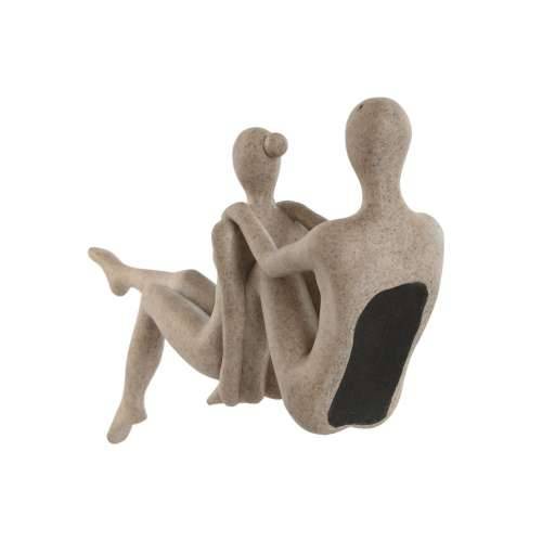 Ukrasna figura Home ESPRIT Bež Yoga 20 x 10 x 50 cm Cijena