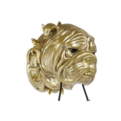 Zidna svjetiljka Home ESPRIT zlatan Smola 50 W moderan Bulldog 220 V 25 x 23 x 29 cm Cijena