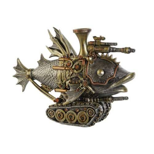 Ukrasna figura Home ESPRIT Siva Pisana Riba 31,5 x 9 x 22 cm Cijena