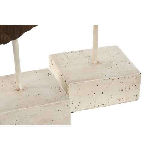 Ukrasna figura Home ESPRIT Bijela Svijetlo smeđi Bista 9,5 x 8 x 31 cm (2 kom.) Cijena