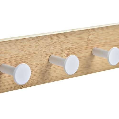 Vješalica za Kapute za Vrata Home ESPRIT Bijela Metal Bambus 38,5 x 4,8 x 25,5 cm Cijena