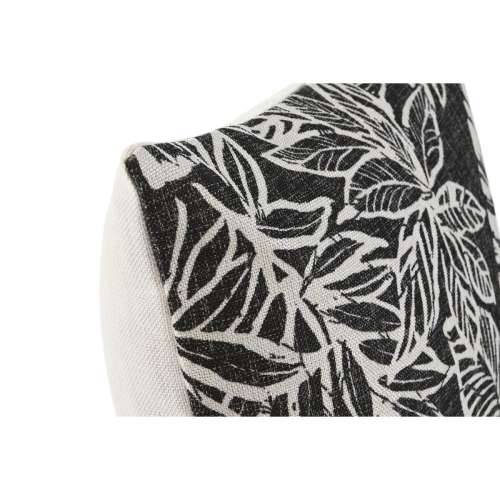 Jastuk Home ESPRIT Bijela Crna tiskan 45 x 15 x 45 cm Cijena