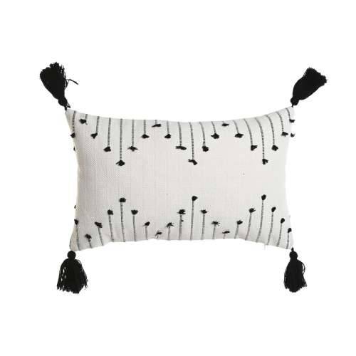 Jastuk Home ESPRIT Bijela Crna rombi 50 x 15 x 30 cm Cijena
