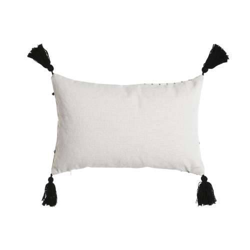 Jastuk Home ESPRIT Bijela Crna rombi 50 x 15 x 30 cm Cijena