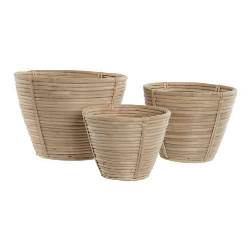Set žardinjera Home ESPRIT Ratan 25 x 25 x 20 cm Cijena