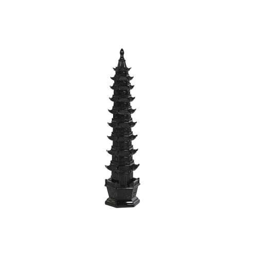 Ukrasna figura Home ESPRIT Crna Orijentalno 9 x 9 x 41 cm Cijena