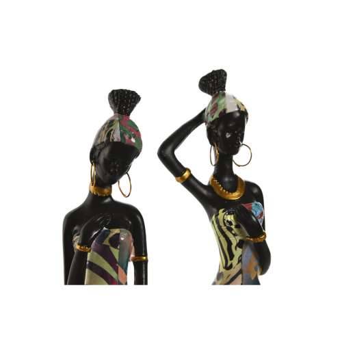 Ukrasna figura Home ESPRIT Pisana Afrikanka 9 x 7 x 16,5 cm (2 kom.) Cijena